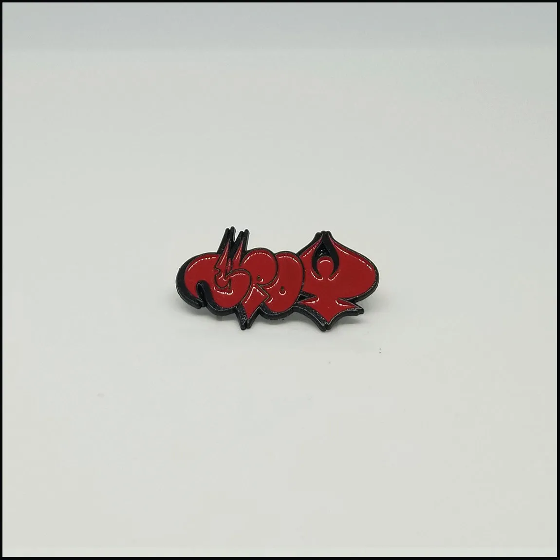 Spot Red Throwie - Enamel Pin