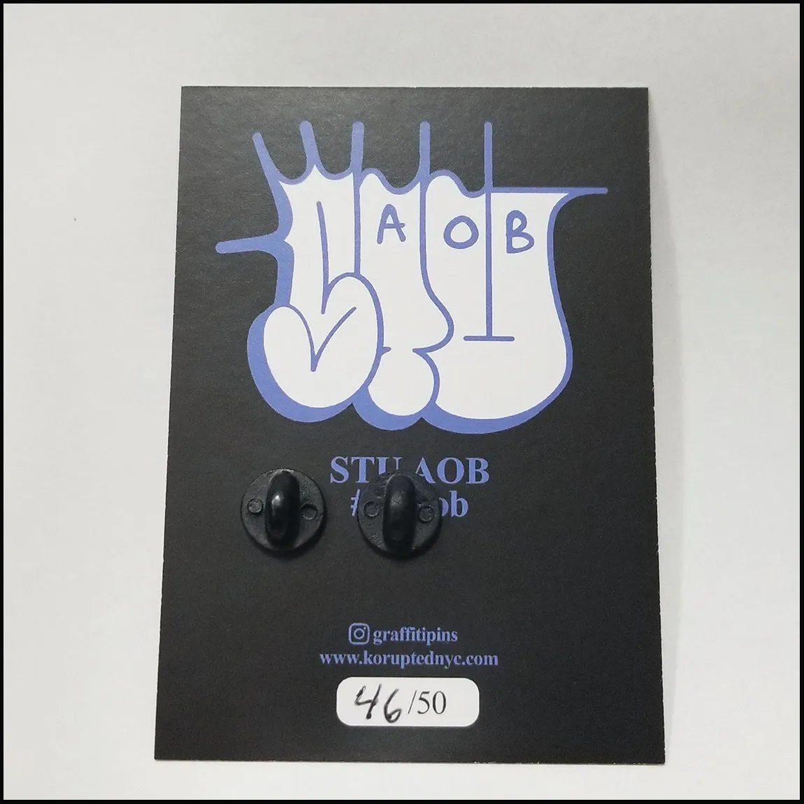 Stu Black Throwie - Enamel Pin