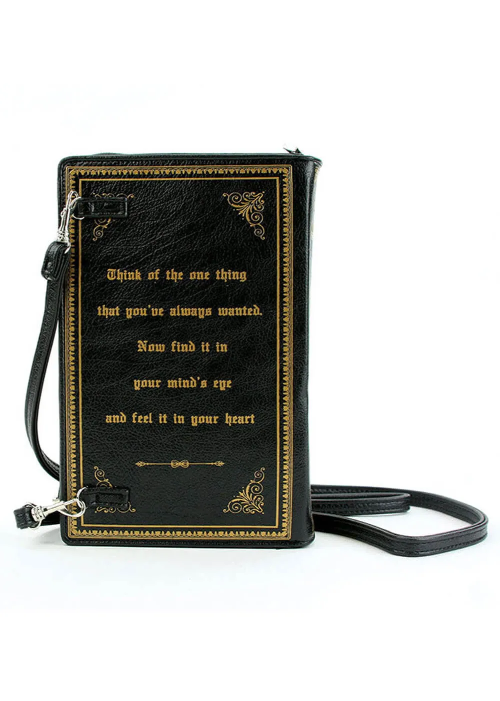 Succubus Bags Beauty and the Beast Book Shoulderbag Black