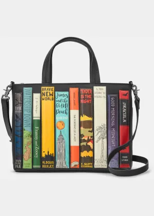 Succubus Bags Books Bookworm Leather Grab Bag Brown
