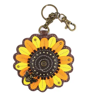 Sunflower - Key Fob / Coin Purse