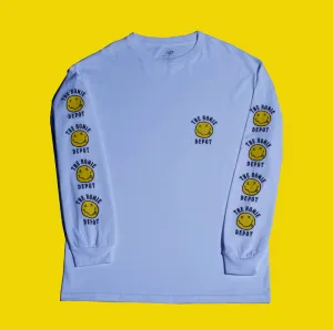 THE HOMIE DEPOT - GRUNGE MARKET - WHITE LONG SLEEVE