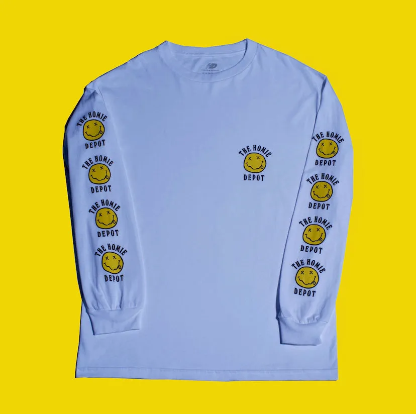 THE HOMIE DEPOT - GRUNGE MARKET - WHITE LONG SLEEVE