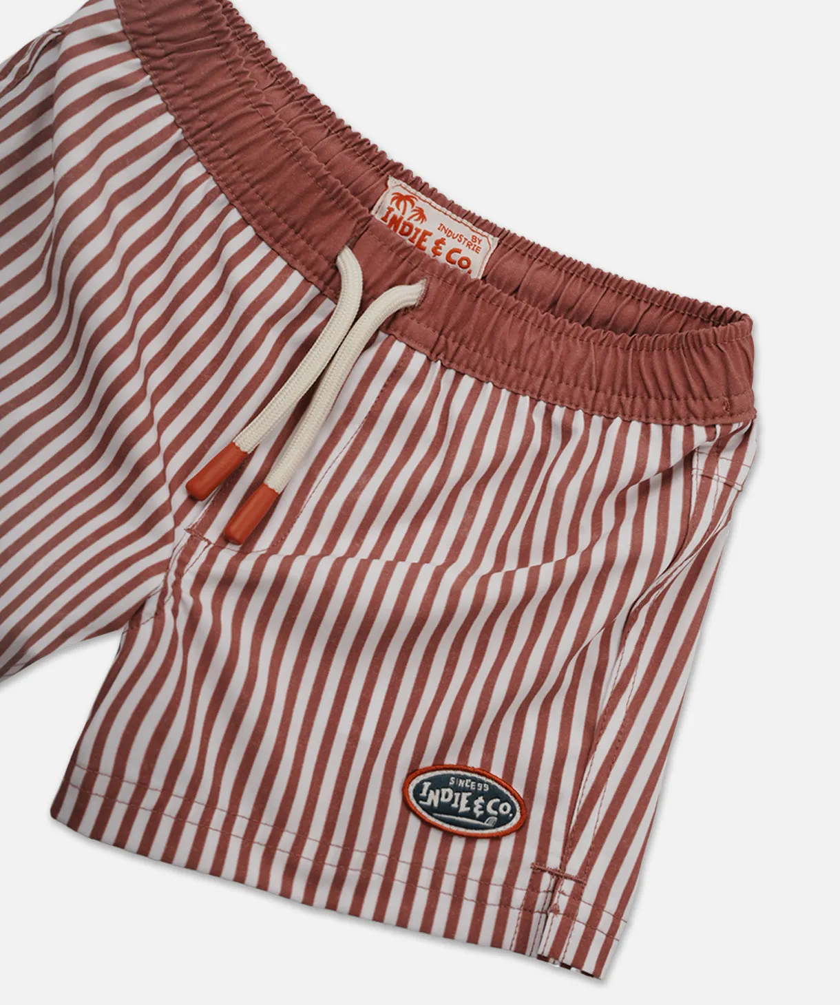 The Mavericks Swim Trunk - Rhubarb