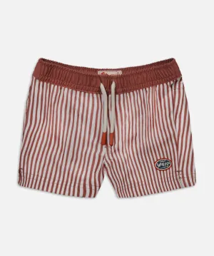 The Mavericks Swim Trunk - Rhubarb