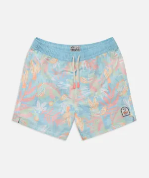 The Poolside Trunk - Blue Pink