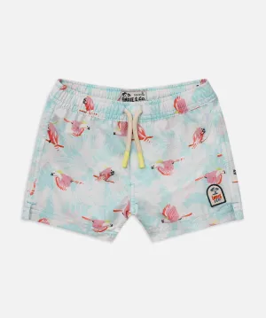 The Tampa Swim Short - Teal/Combo