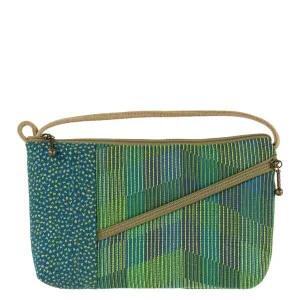 Tomboy Crossbody in Chevron Green