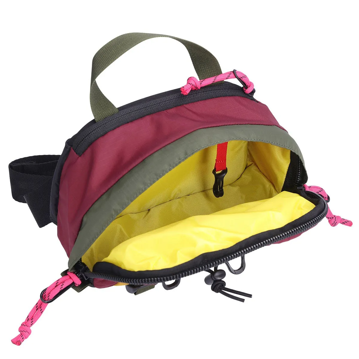 Topo Designs Mountain Hip Pack Burgundy / Dark Khaki