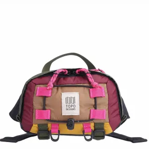 Topo Designs Mountain Hip Pack Burgundy / Dark Khaki
