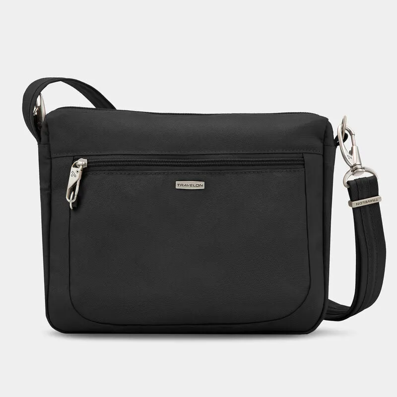 Travelon Anti-Theft Classic Small E/W Crossbody - Black