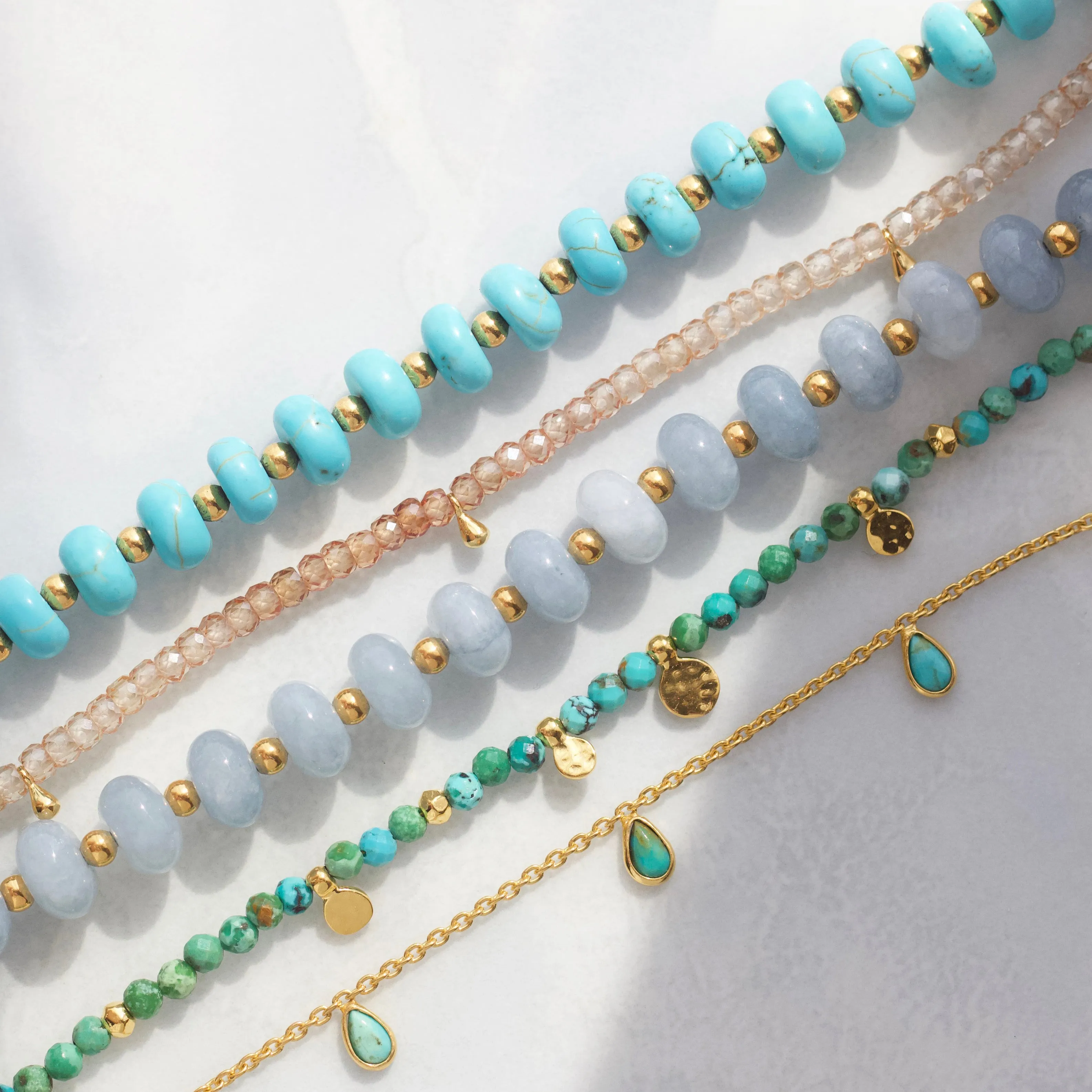 Turquoise Coin Necklace