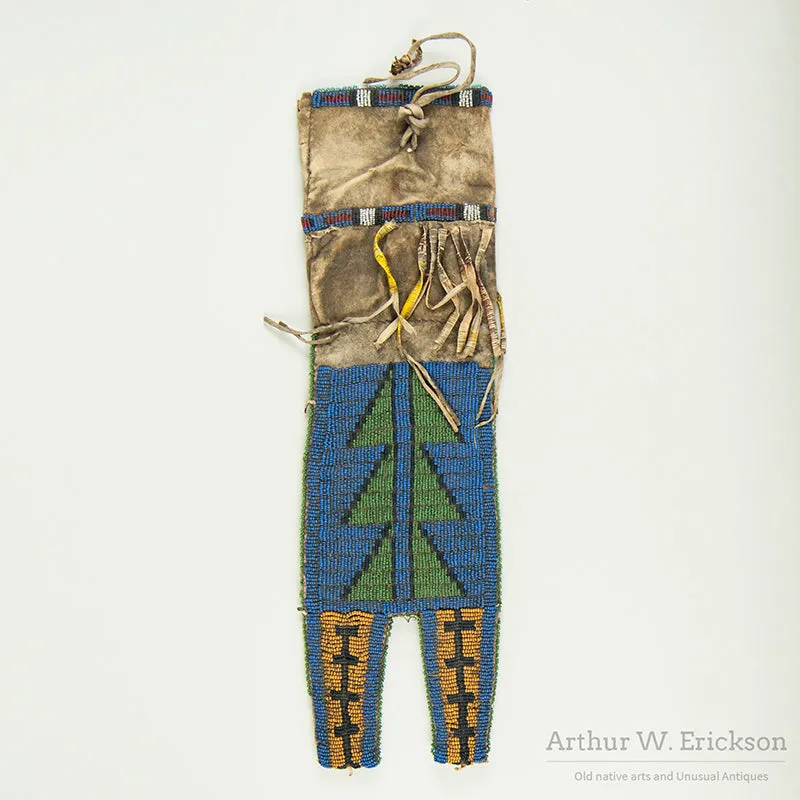 Unusual 19th C Pipe Bag Collected by Col. George A Forsyth