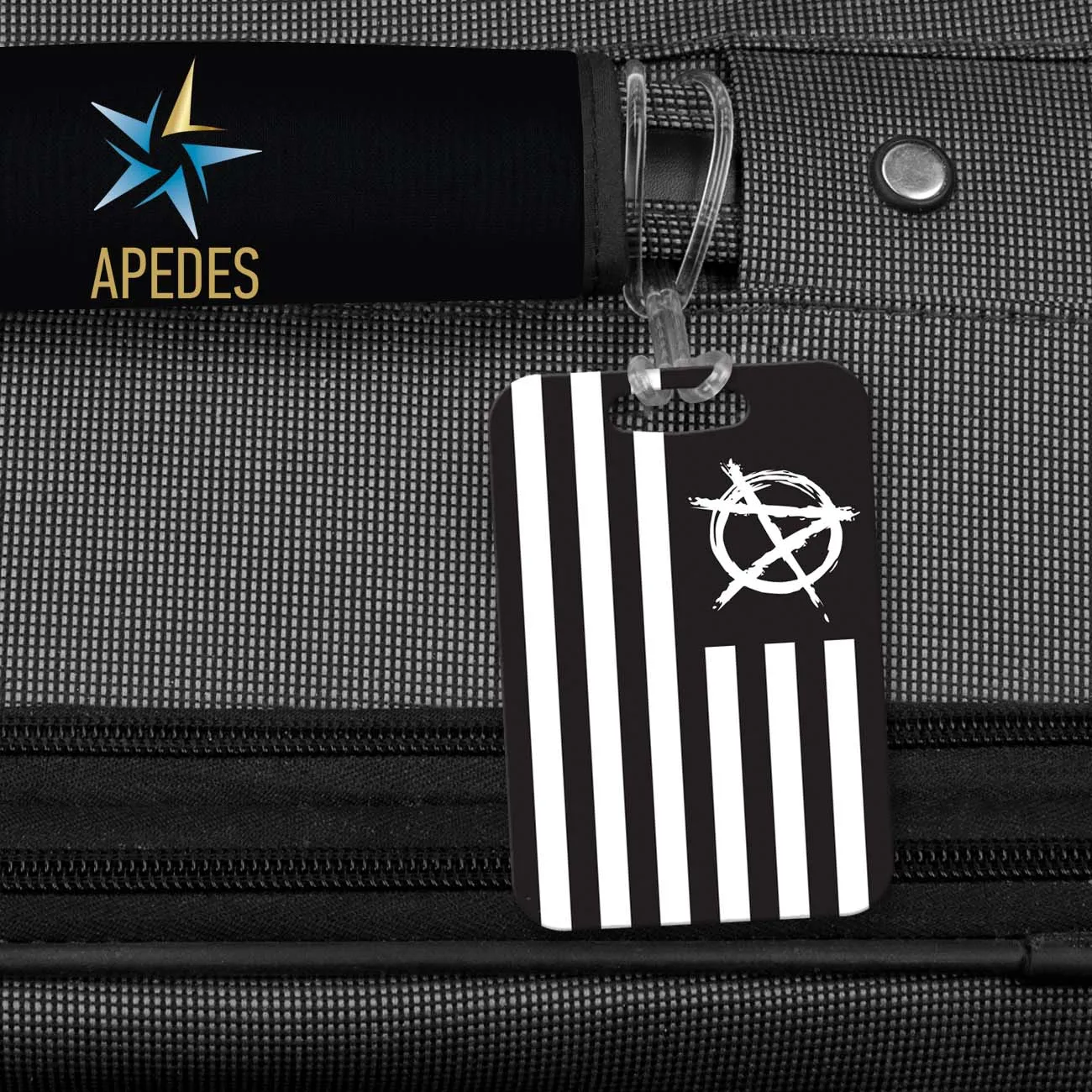 US Anarchy Rectangle Luggage Tag