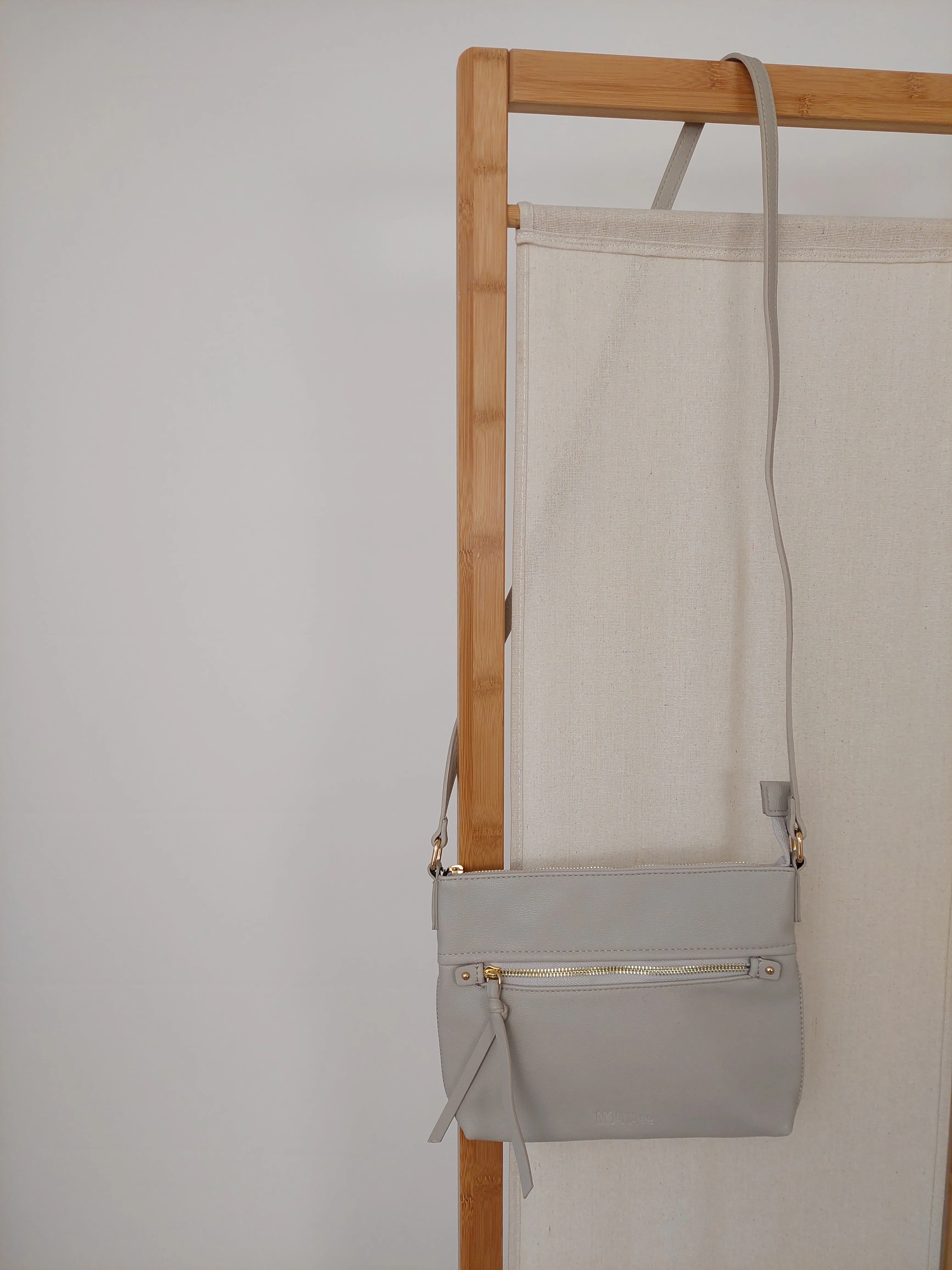 Vegan Leather Thorndon Bag - Grey
