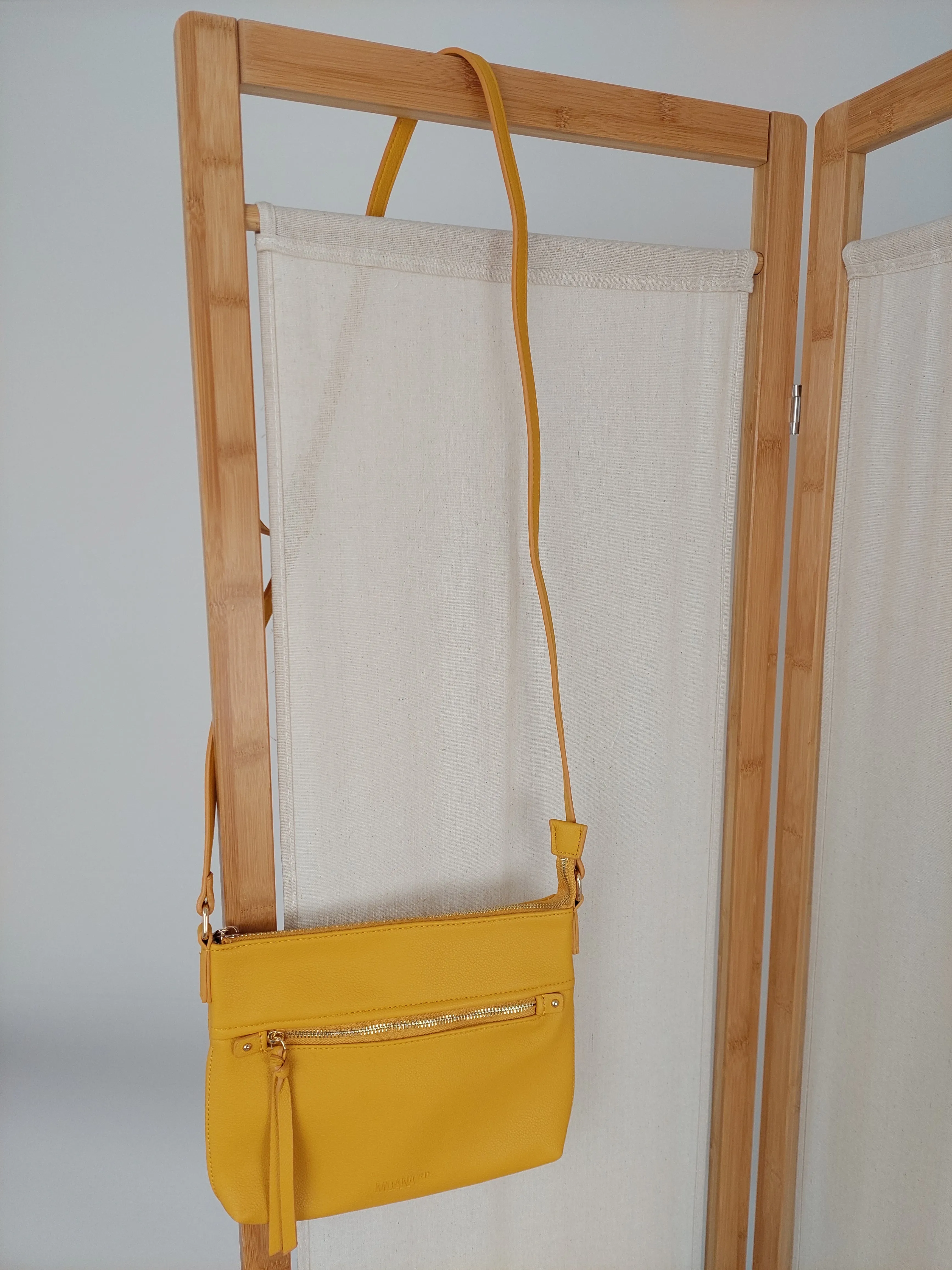 Vegan Leather Thorndon Bag - Mustard