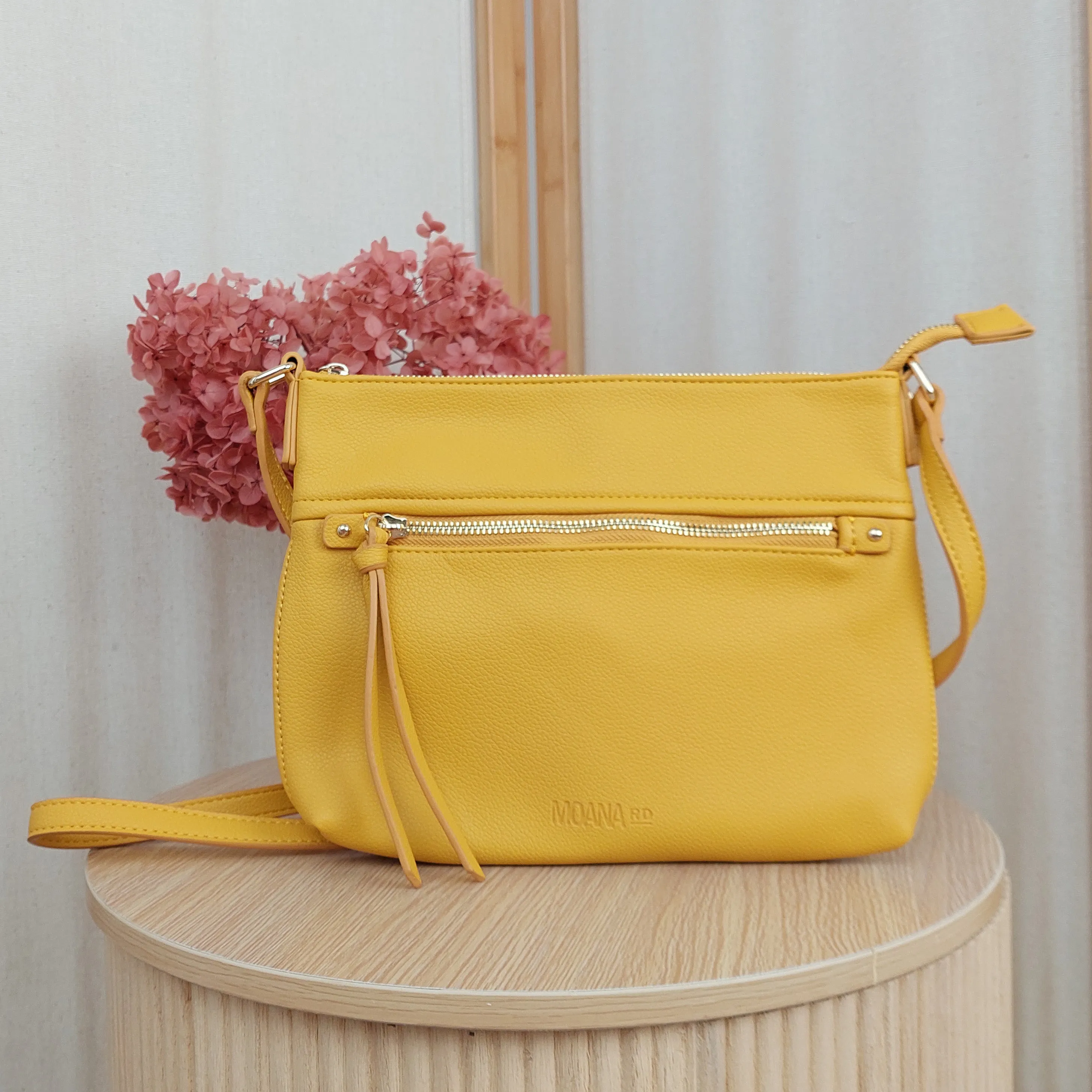 Vegan Leather Thorndon Bag - Mustard