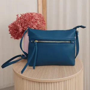 Vegan Leather Thorndon Bag - Navy