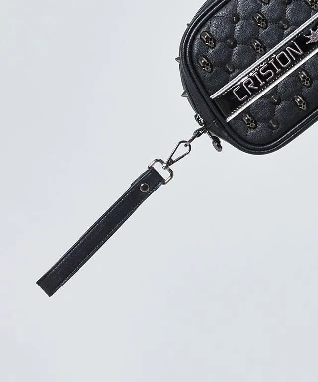 Verabone Collection Two Zipper Pouch Bag - Black