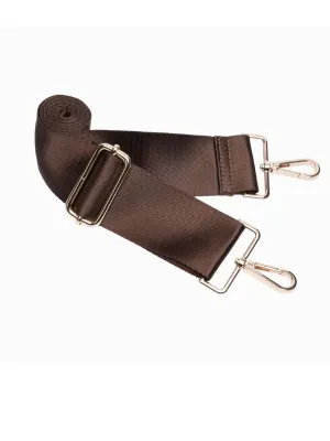 WanderFull Chocolate Brown Shiny Hydrobag with Multi-Strap Options