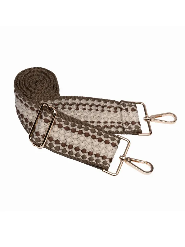 WanderFull Chocolate Brown Shiny Hydrobag with Multi-Strap Options
