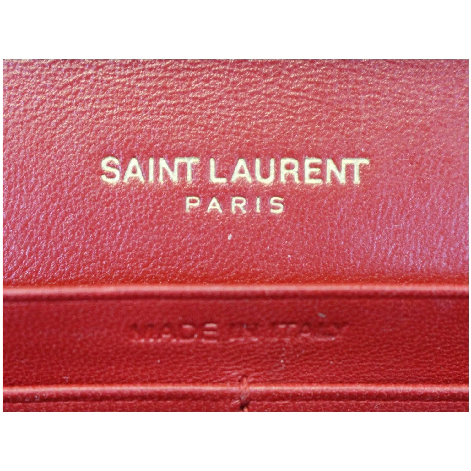 YVES SAINT LAURENT Kate Small Patent Leather Crossbody Bag Red