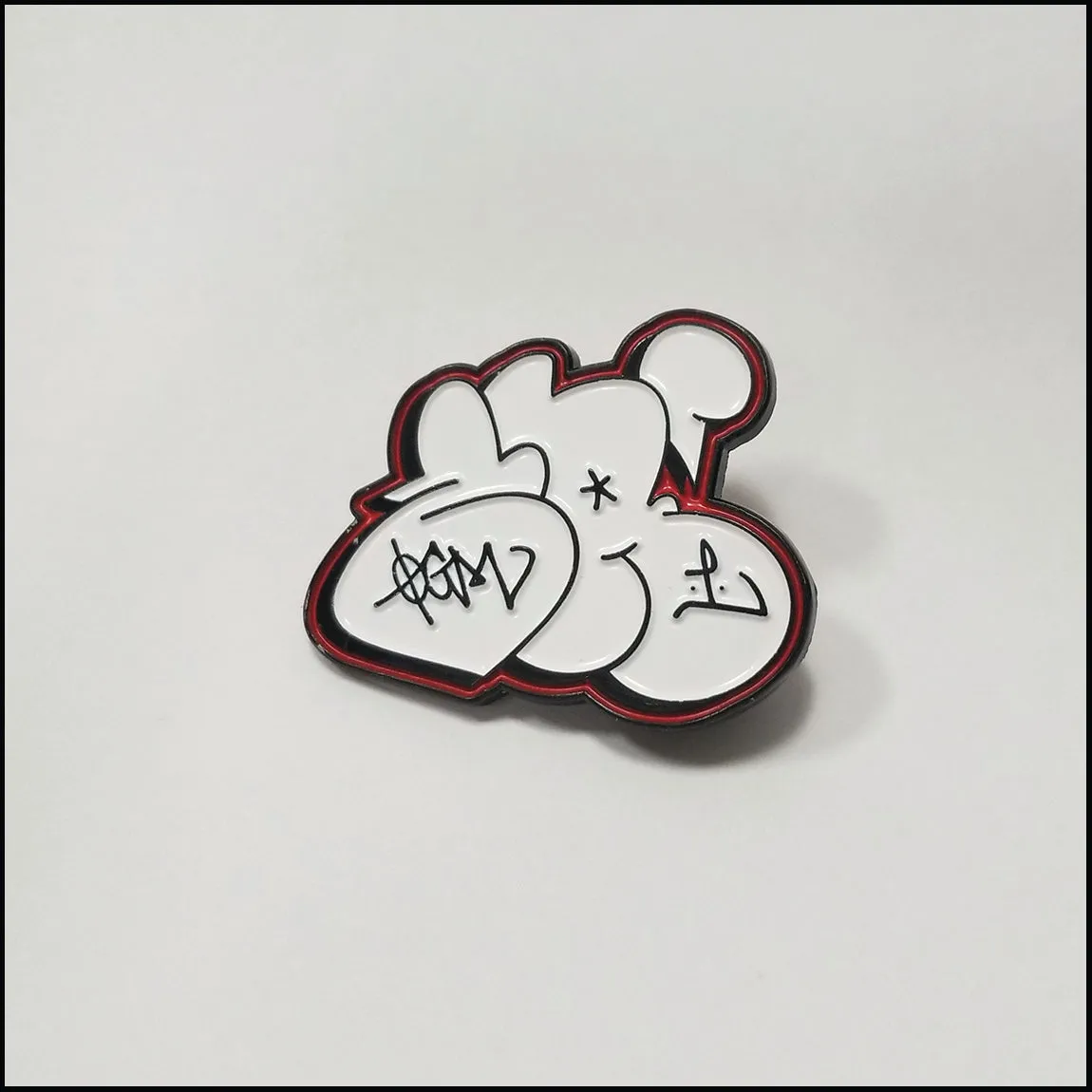 ZA ONE Blue & White Throwie - Enamel Pin Set